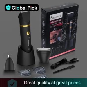 3 In 1 Electric Body Hair Trimmer, Cordless Groin Hair Trimmer For Men, Waterproof Electric Shaver, Men's Hair Removal Tool, Great For Men's Daily Use